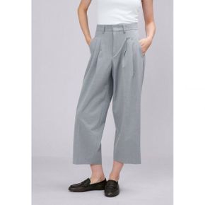 True Religion 트루 종교 7/8 바지 미라 크롭 - 회색 7919420