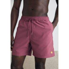 5130645 Carhartt CHASE SWIM TRUNKS - Swimming shorts dusty fuchsia/gold-coloured