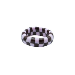 chess ring-pink brown