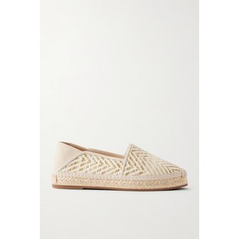 마놀로블라닉 스웨이드 트리밍 라피아 위빙 에스파드리유 46376663162966300