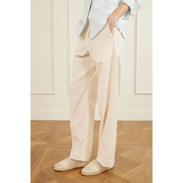 스웨이드 트리밍 라피아 위빙 에스파드리유 46376663162966300