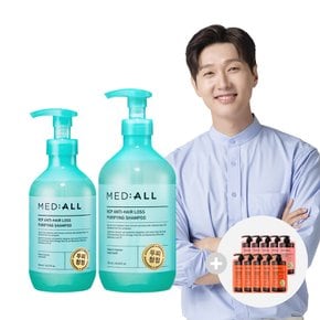 퓨리파잉 청정강화 샴푸 480ml + 720ml + 샴푸 6ml 10장