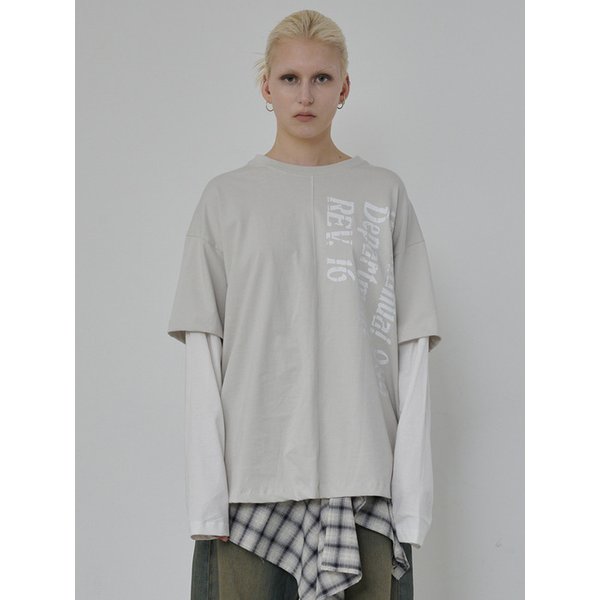 989 LETTERING LAYERED T-SHIRT