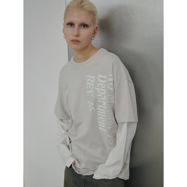 989 LETTERING LAYERED T-SHIRT