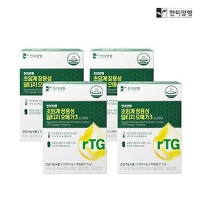 혈행개선 초임계 장용성 알티지 오메가3 1050mg 4박스