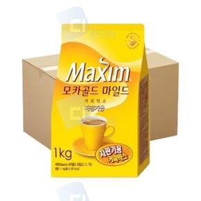 맥심 모카골드마일드 자판기용 1kg x 10봉 커피믹스 (WBC769F)