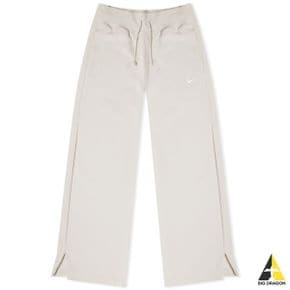 나이키 여성 NSW 포닉스 플리스 하이라이즈 와이드 팬츠 (DQ5615-104) (W PHNX FLC HR PANT