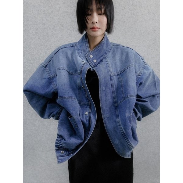 톤그라데이션 데님 블루종