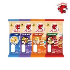 래핑카우 벨큐브 24큐브 치즈 혼합 4개 (플레인 스패니시 피크닉 파티믹스 각 1개씩)