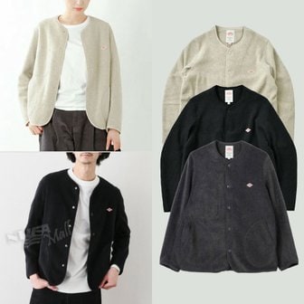 단톤 여성 남성 후리스 플리스 DANTON FLEECE COLLARLESS JACKET