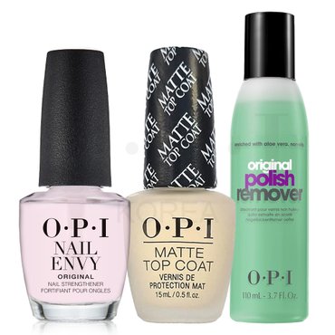 OPI [for Men] 컬러엔비(투명)+매트탑코트+폴리쉬리무버 세트