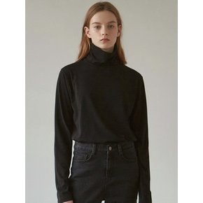 WARMER TURTLENECK TOP_BLACK