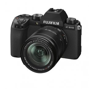 FUJIFILM 미러리스 디지털 카메라 X-S10 렌즈 키트 (XF18-55) F X-S10LK-1855 블랙