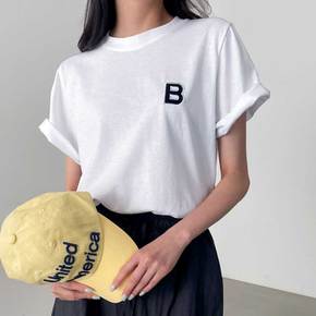 알파벳 B 마이 티셔츠/기본핏/면티셔츠