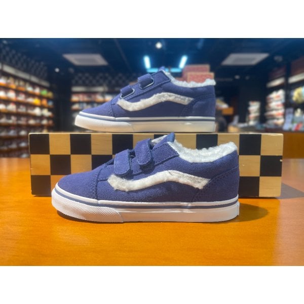 [여주점] (키즈) 스니커즈 토들러 올드스쿨 셰르파 (블루) (VN000CPZBLU)