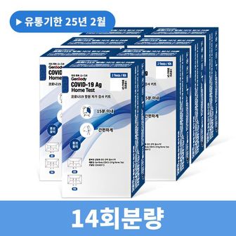 핫트랙스 젠바디 코로나 진단키트 자가진단키트 14회분