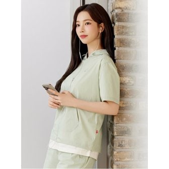 노르디스크 휘게쿨 후디 반팔 티셔츠W OWM25226LT