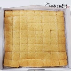 [제주기정떡] 자연발효 건강떡 한라봉한판 1.9kg (64조각)