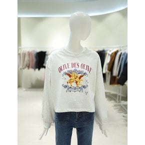 [여주점] 여성 라운드넥 프린트 티셔츠 YW5SE753