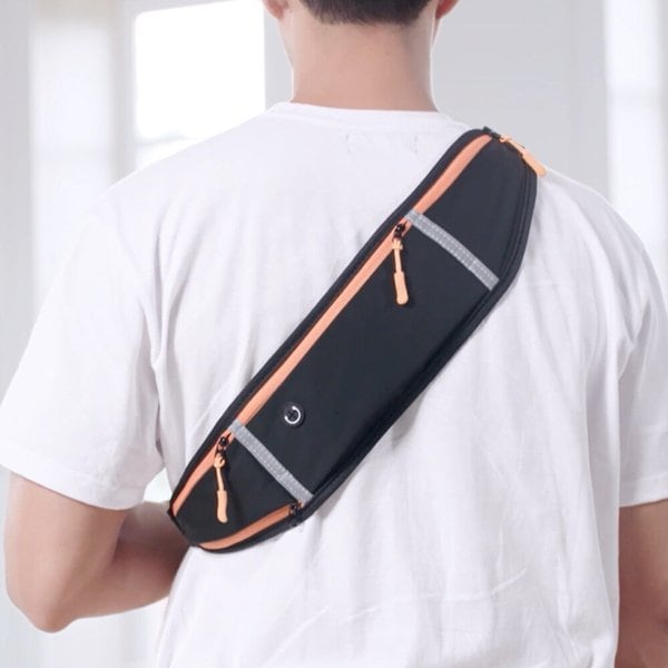 (블랙)카트닉 차고담고 미니 벨트 힙색 매직가방 띠가방 러닝벨트