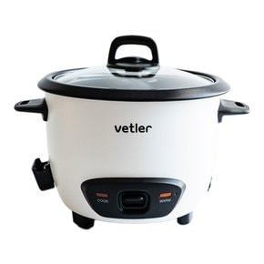 VETLER 1.3L 2 3 4 1 2 1 rice cooker EASY COOKER VOLTON (WHITE (베틀러) 전기 냄비 밥솥 혼자