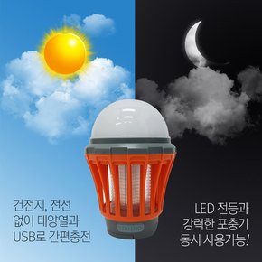 LED 태양열 잔디등 SL-002M 포충기 태양광 정원등