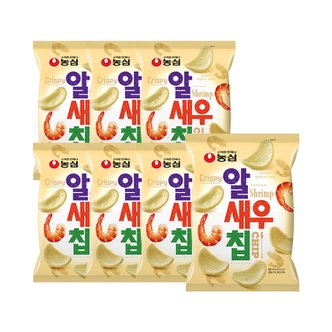  농심 알새우칩 68g x 7봉 / 과자 간식 스낵 안주