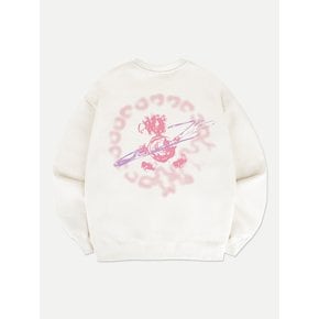 Bear planet Sweatshirt AMM1223 (Ivory)