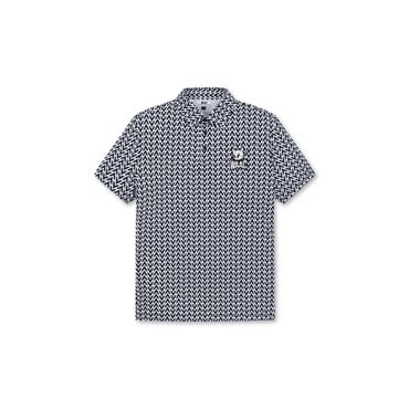 왁 (왁골프)[Exclusive] Men Arrow Pattern SS Polo_WMTCM24906BKX