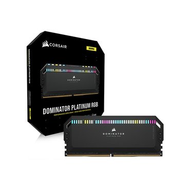 에스투씨엔아이 커세어 CORSAIR DDR5-5600 CL40 Dominator Platinum RGB INTEL 패키지 (64GB(32Gx2))