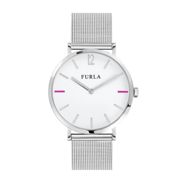 [정상가 200,000원] FURLA 훌라 지아다 실버 메쉬 메탈 시계 R4253108503
