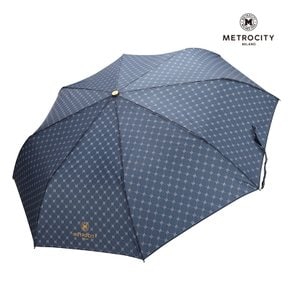 M나염패턴2 2단 반자동우산 MCS-024