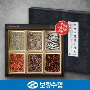 [바로배송][보령수협] 바다담음 수협 멸치 선물세트 명가 - 대멸,소멸,세멸,홍새우,꼴뚜기,건홍합