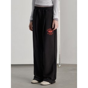 Duty of Love Wide Sweat Pants AP806 (Black)