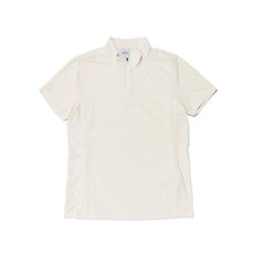 POP 솔리드 여성 반팔 짚업 티셔츠 DWM24283