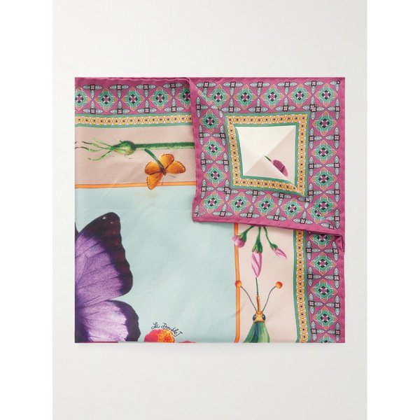 라더블제이 프린트 실크 포켓 스퀘어 46376663162992104