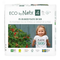 [Eco by Naty] 네띠 친환경 밴드 기저귀 4단계 26매