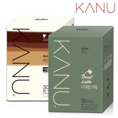 [맥심] 카누 더블샷라떼 30T+디카페인 라떼 30T