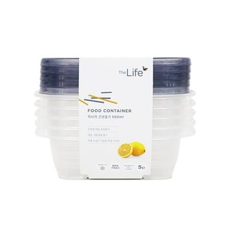 THE LIFE 더라이프 간편용기(직) 550ml*5P