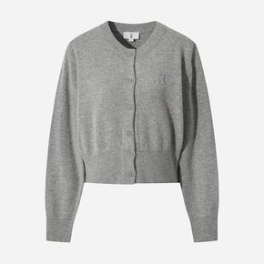 [디오디 공식]여성) 어반스루 에션셜 가디건(MELANGE GREY STANDARD)
