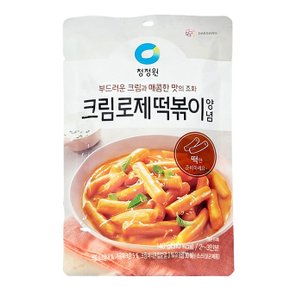 크림로제 떡복이 양념 140g/강남점 소비기한 24년 10월 12일