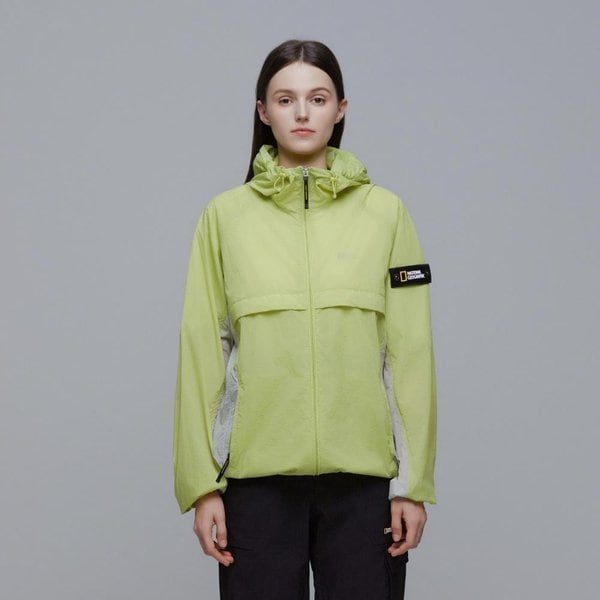 [여주점] N242UJP060 펄렉스 경량 컬러블록 바람막이 LIGHT JADE