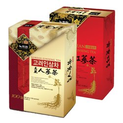 [녹차원] 진한 어르신맛 고려인삼차&홍삼차 200포 세트 (고려홍삼차100포+고려인삼차100포+쇼핑백) - SSG.COM