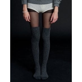 Ribbed Wool Over Knee Socks_2COL (L234MSC030)