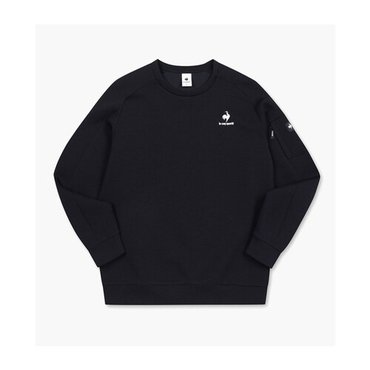 르꼬끄 [60% OFF] AGA 유니 이중지 맨투맨(남여공용) / BLACK (QP123GFS12)