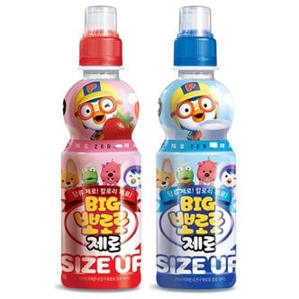  뽀로로 음료수 제로 밀크맛12 딸기맛12 360ml 24개