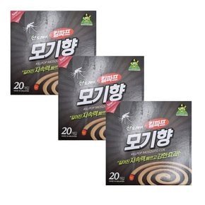 킬파프 코일형 모기향 (20p) X 3개