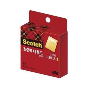 3M 스카치 강력 투명테이프 리필 SH1215R/12MMx15M (WCEA724)