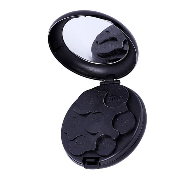 [옷자락] 여자 남자 동전 정리 보관함 유럽여행 거울내장 지갑