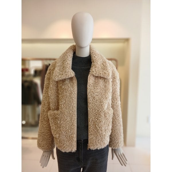 [여주점] 씨씨콜렉트 양털인조무스탕자켓 E254psj167